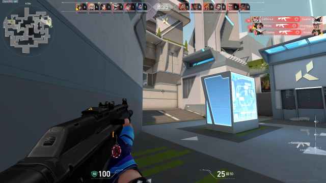 Using Yoru with Vandal in Deathmatch on Split map in VALORANT