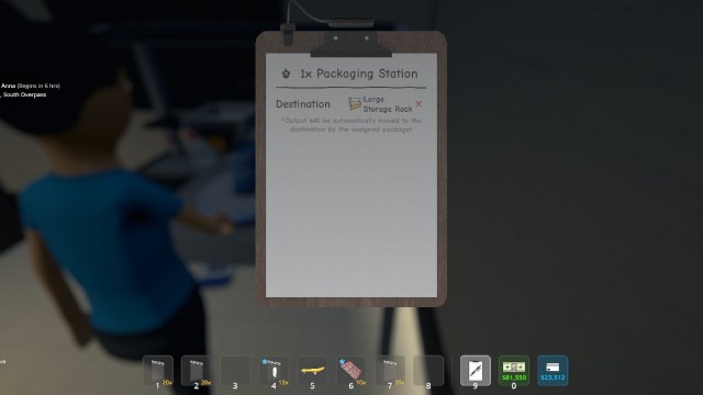 Schedule 1 management clipboard for packaging station
