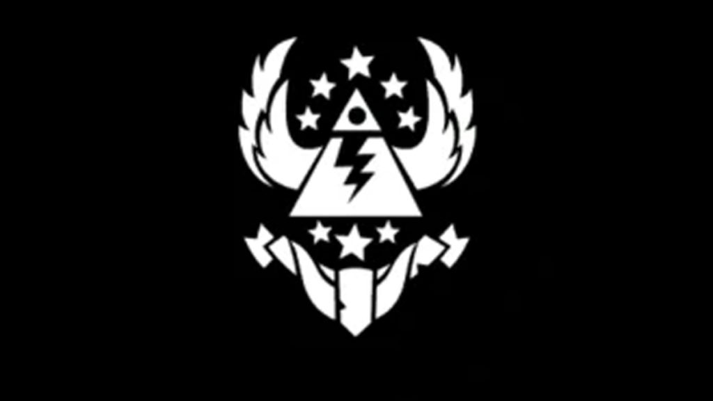 Fortnite's Alpha tester black and white banner.