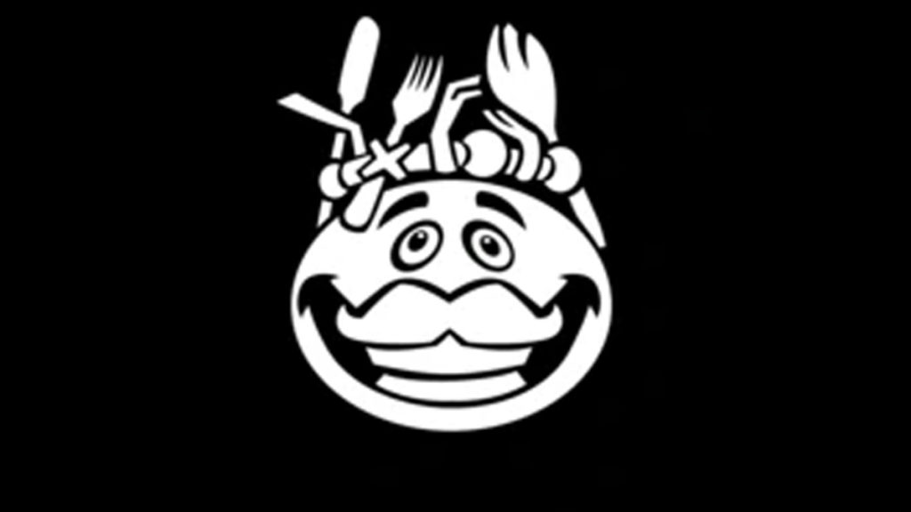Fortnite's Tomatohead black and white banner.