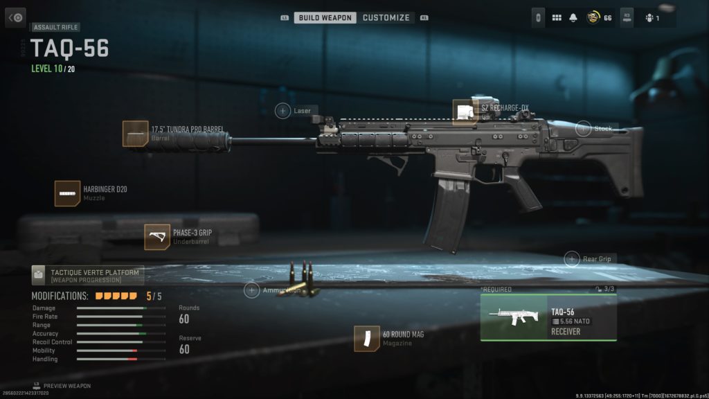 TAQ 56 loadout for Call of Duty Warzone.